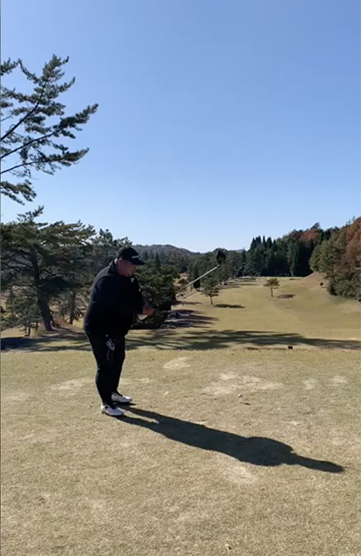 専務 ティーショット