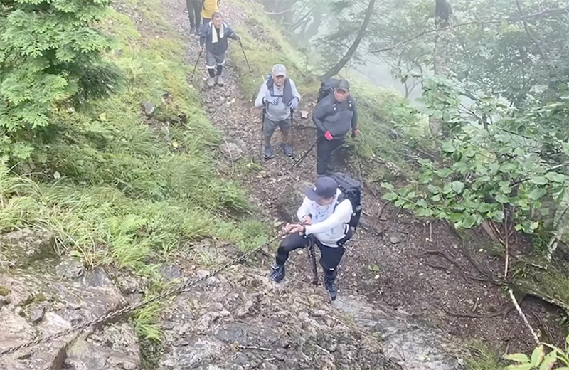 奈良県 大峰山登山 ハプニング映像